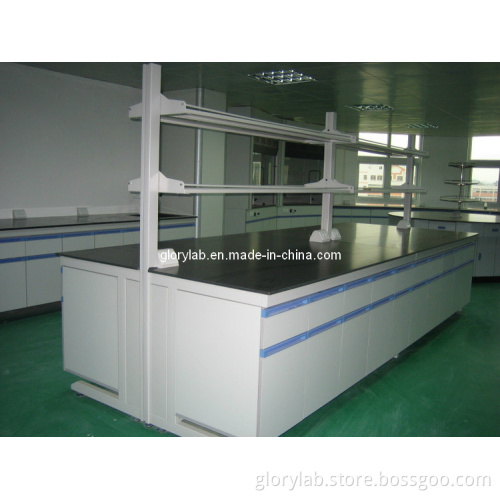 Wood Central Bench with Frame Lab Furniture (JH-WF008)